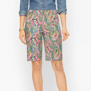 Talbots Perfect Shorts - Botanical Paisley - Size 2
